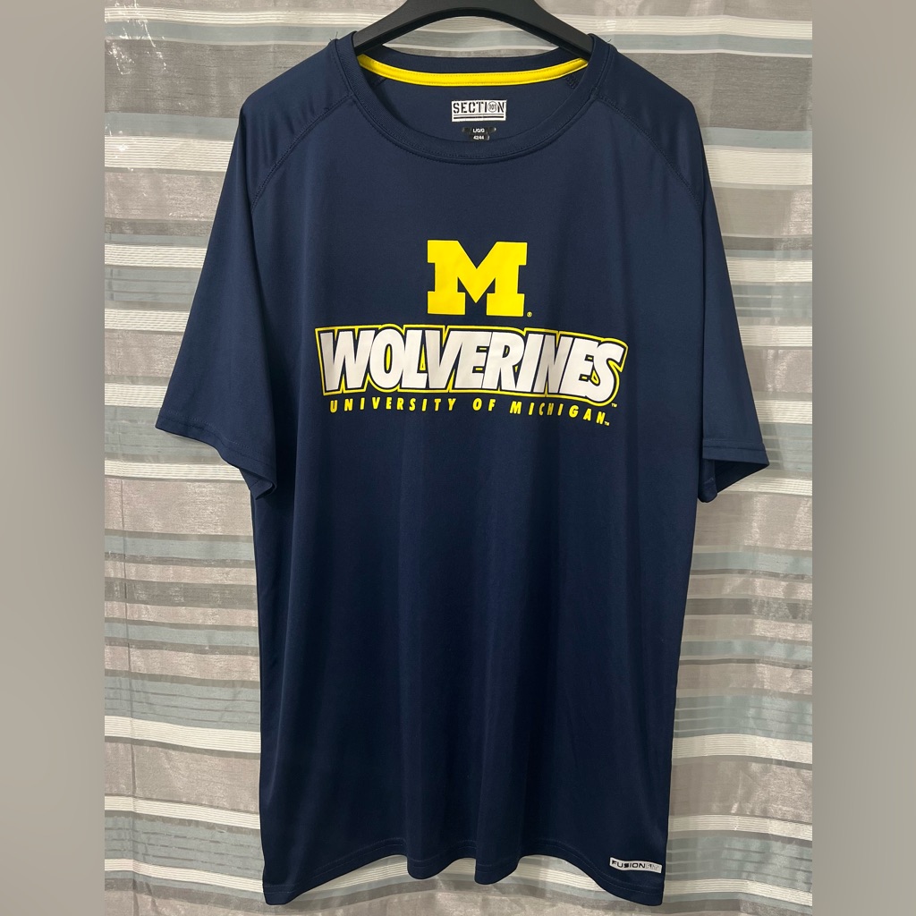Michigan Wolverines Blue Performance Shirt